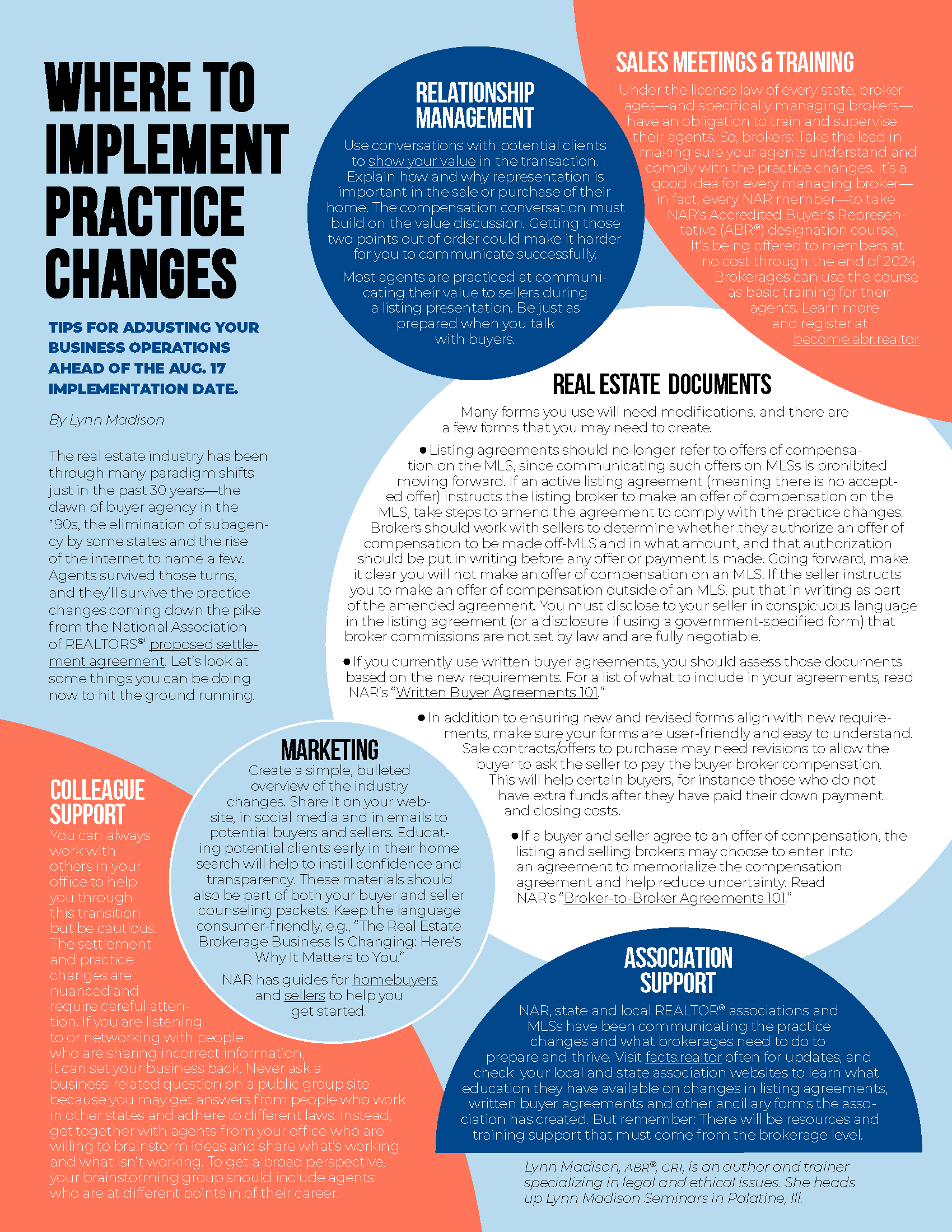 Quick Guide to Practice Changes