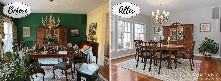 Before/After Dining Room