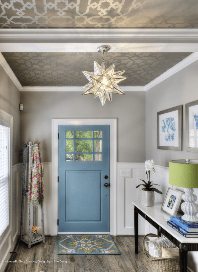 Coffered Ceilings with pattern 