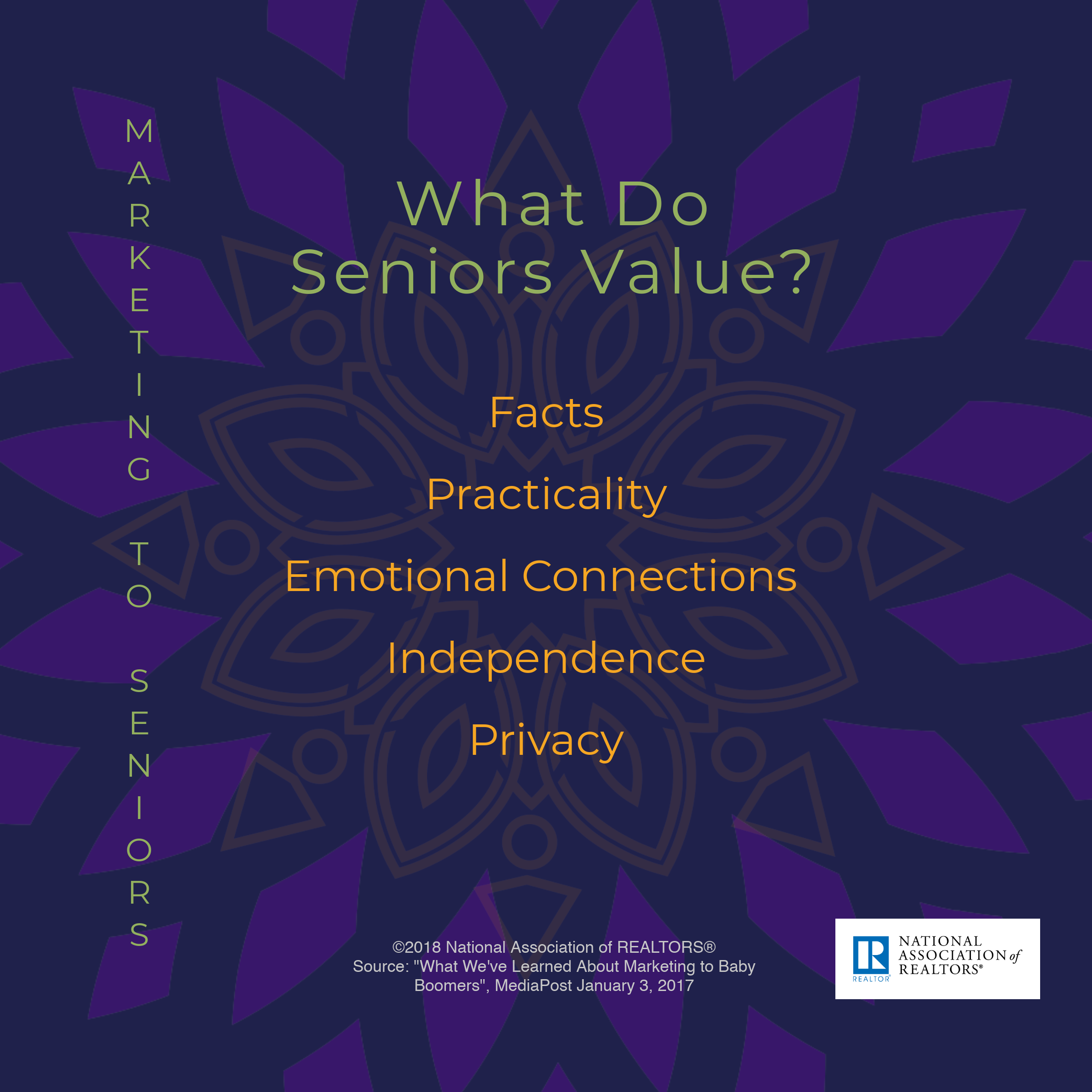 What do seniors value?