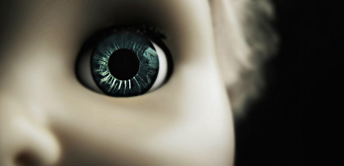 Macro Shot Of Doll Eye