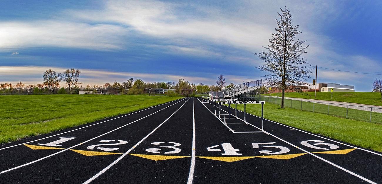 Track starting line