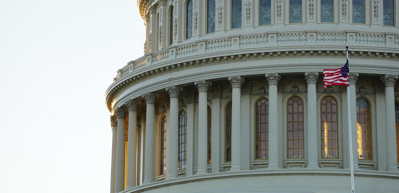 Close-up of the Capitol Building