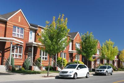 street parking by homes