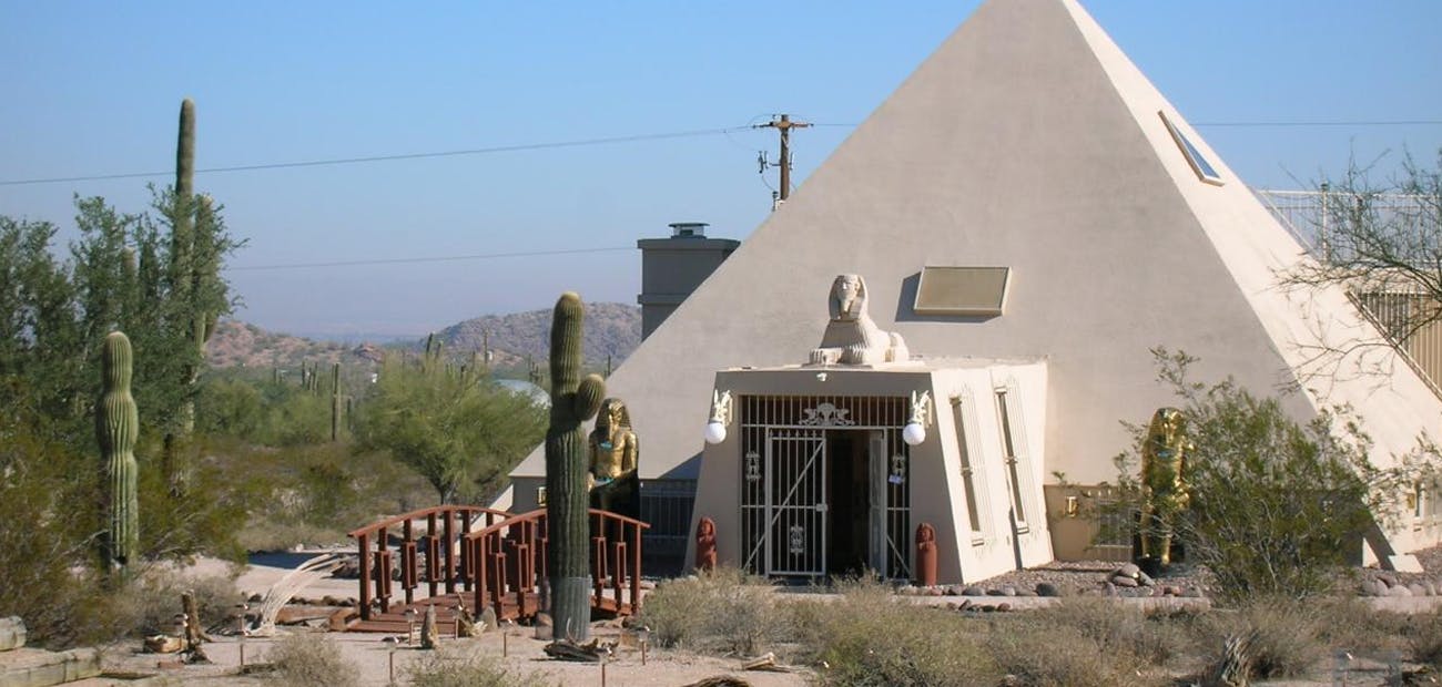 "Pyramid" house outside of Phoenix, Ariz.