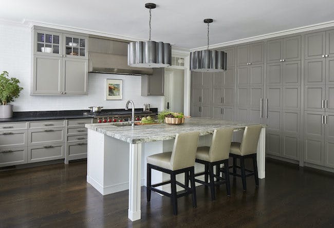 Longer kitchen island