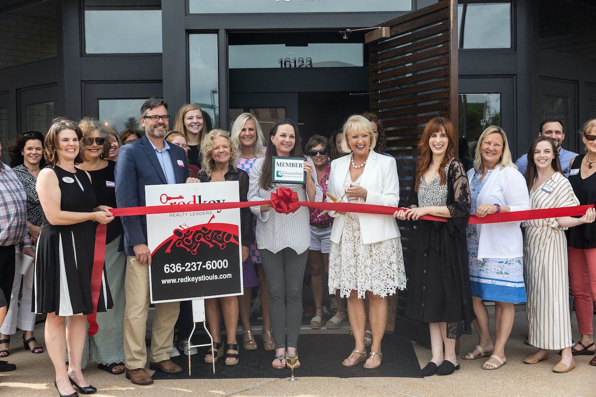 RedKey Realty Leaders' ribbon cutting