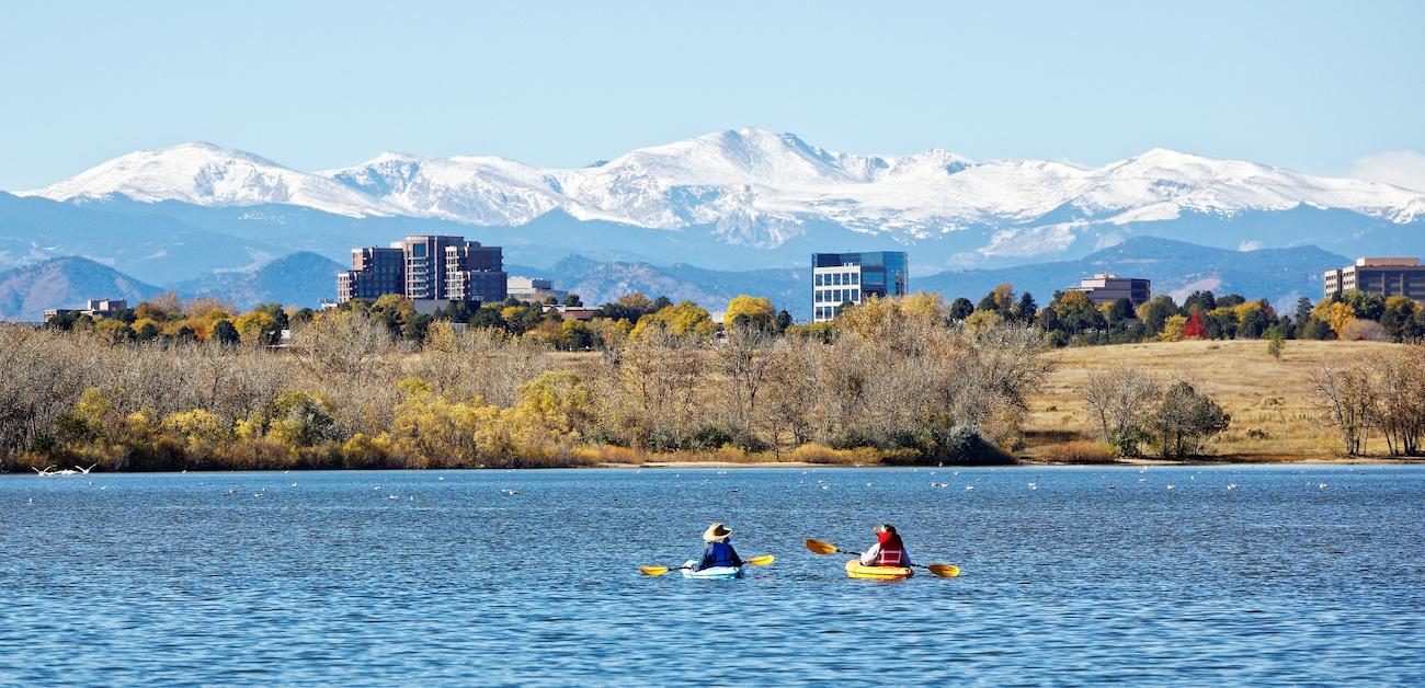 Cherry Creek Reservoir in suburban Denver