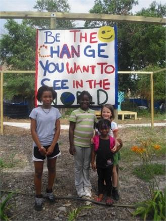 Community Garden in Chicago’s North Lawndale Neighborhood.