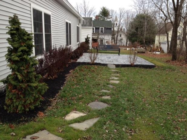 Outdoor reading room & community garden.