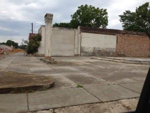 Vacant, concrete space in Greenville, SC will be turned into a community garden. 