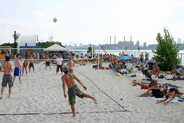 Long Island City’s Water Taxi Beach provides an example of the potential for NYC’s waterfront by successfully layering uses.