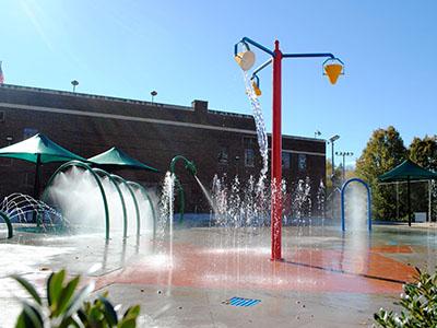 Warrington Spray Park in Beltzhoover in Pittsburgh, PA