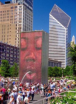 Crown Fountain, Chicago, IL