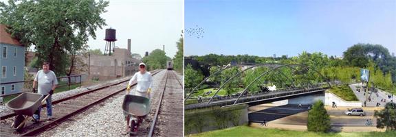 Bloomingdale Trail and Park, Chicago, IL 