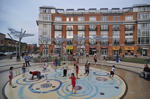 Columbia Heights (Washington, DC ) public plaza. 