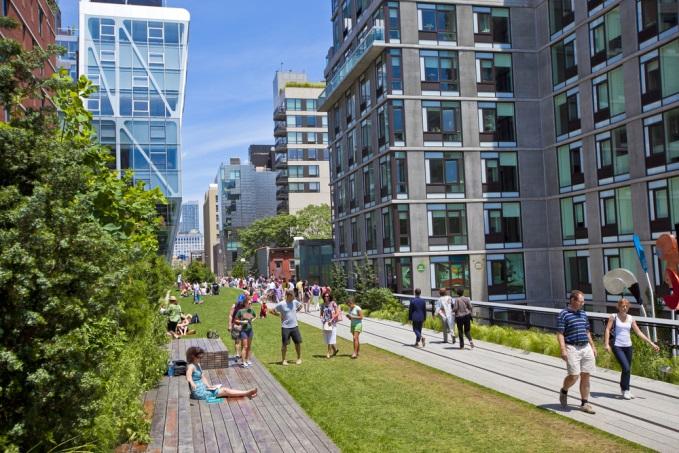 New York City’s Highline.  Photo courtesy of City Lab. 