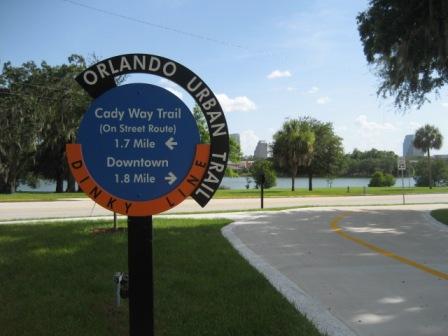 Orlando Urban Trail.   Photo courtesy of Bike Orlando.  