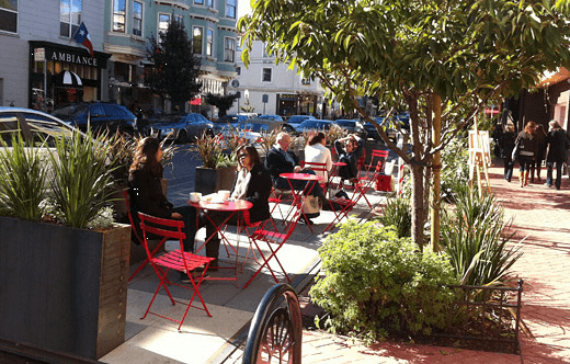 San Francisco’s Pavement to Parks. Credit: City of San Francisco.