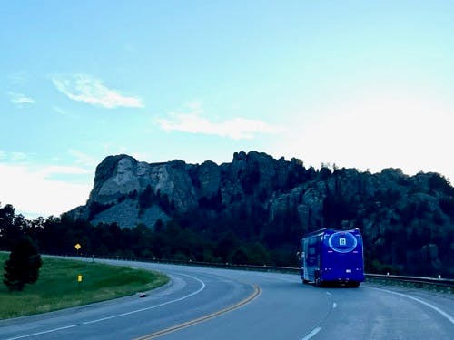 Riding with the Brand at Mount Rushmore