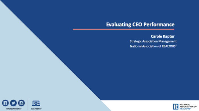 Evaluating CEO Performance Webinar image from the REALTOR® Store