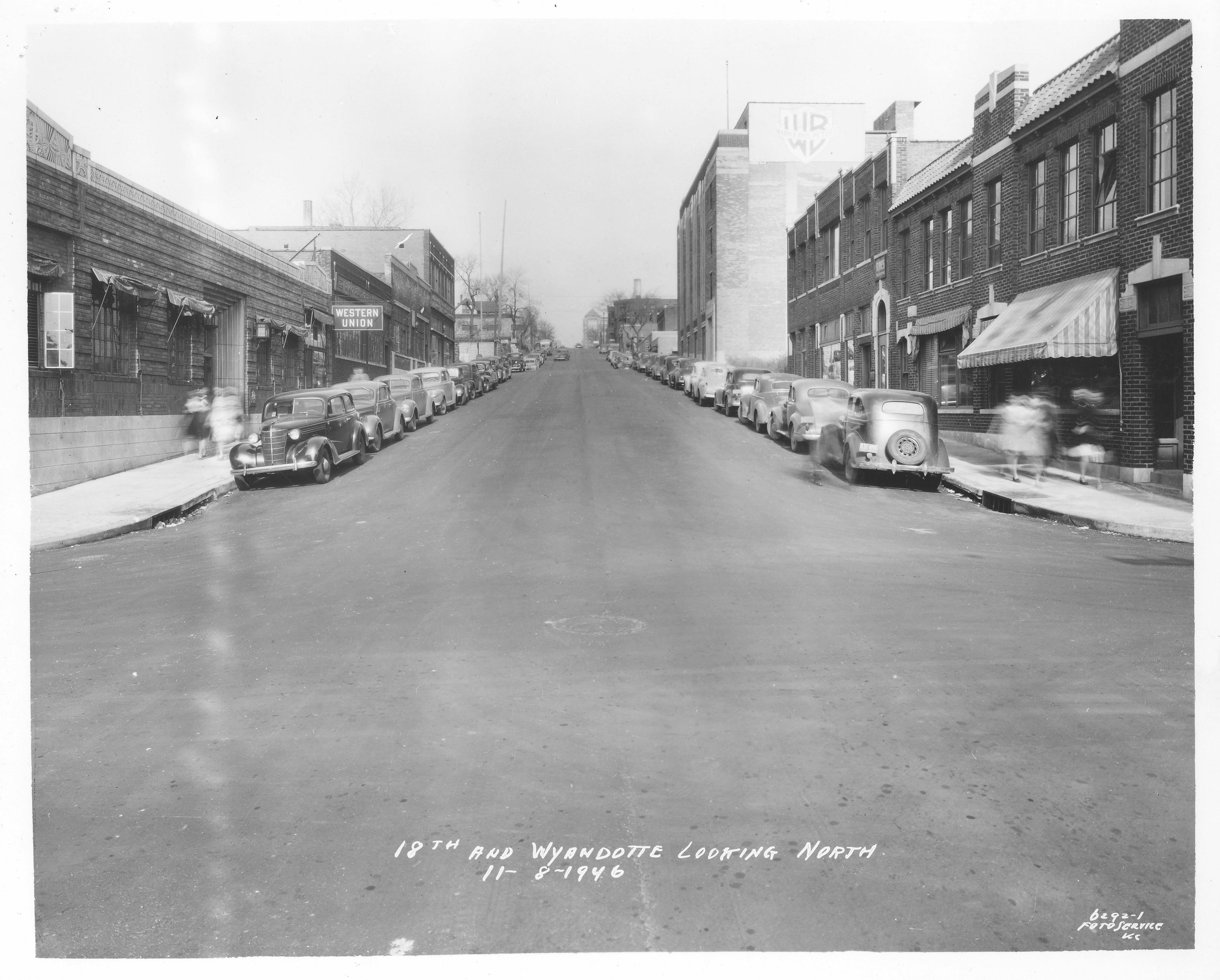 Kansas City's Historic "Film Row" in 1946