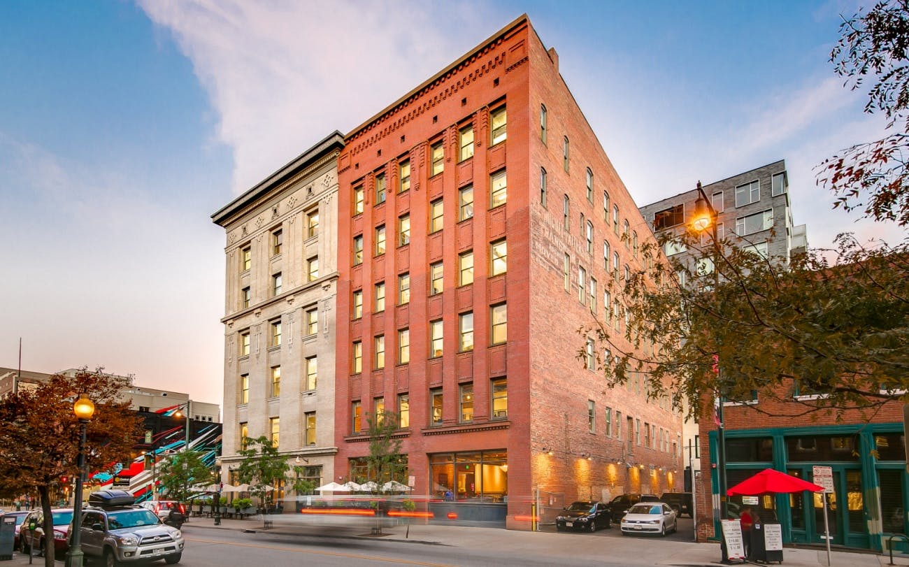 Denver's Sugar Building after restoration, exterior