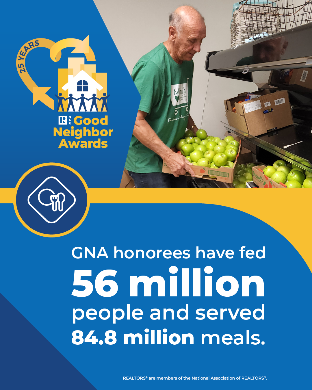 GNA Honorees Have Fed 56 Million People and Served 84.8 Million Meals