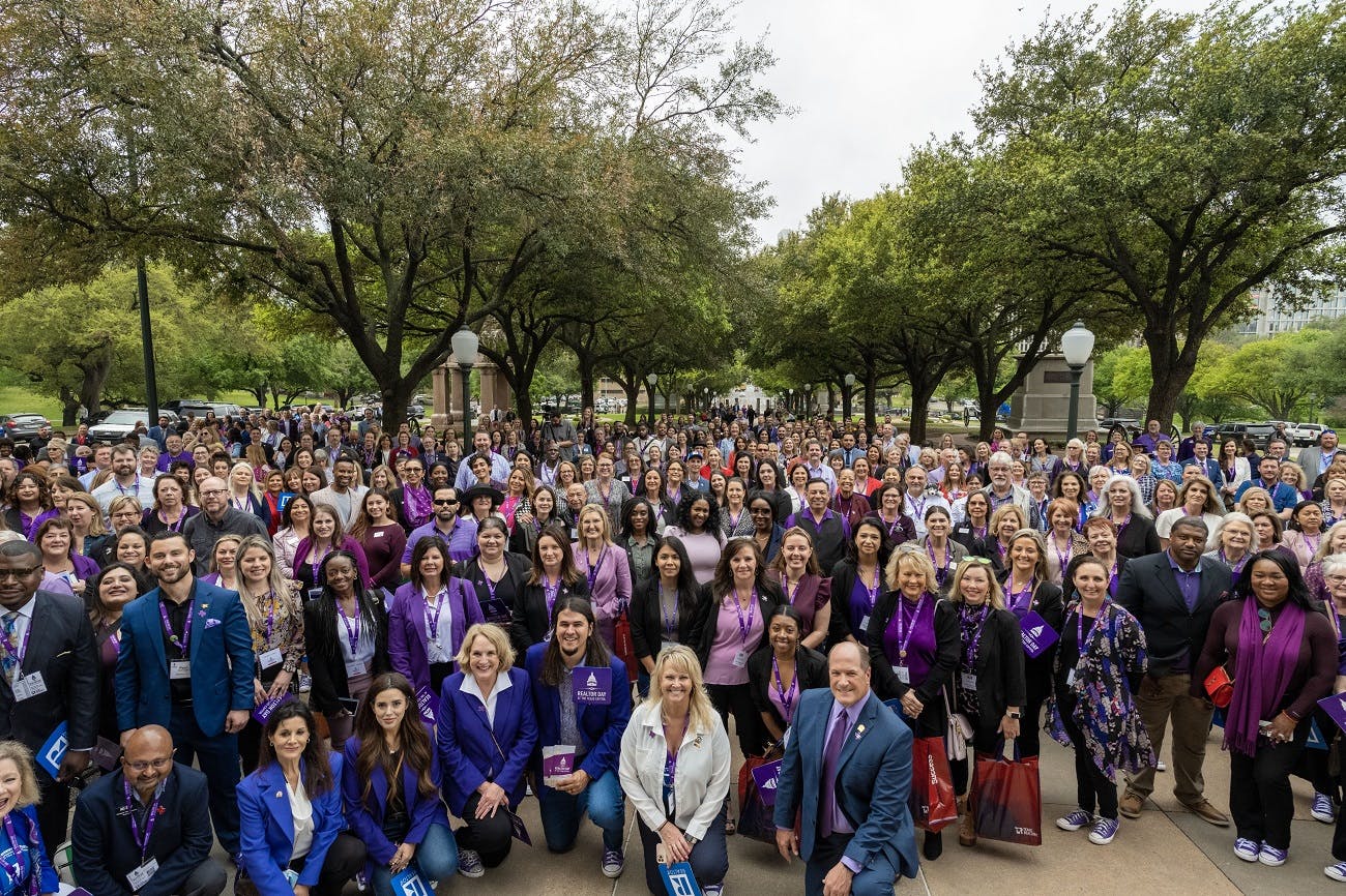 Riding with the Brand at REALTOR Day at the Capitol in Austin, Texas