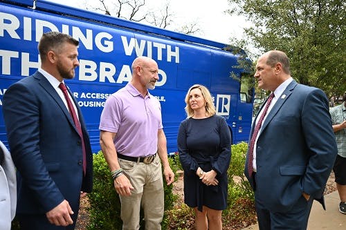 Riding with the Brand at REALTOR Day at the Capitol in Austin, Texas