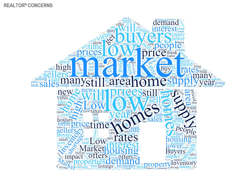 Word cloud: REALTOR® Concerns