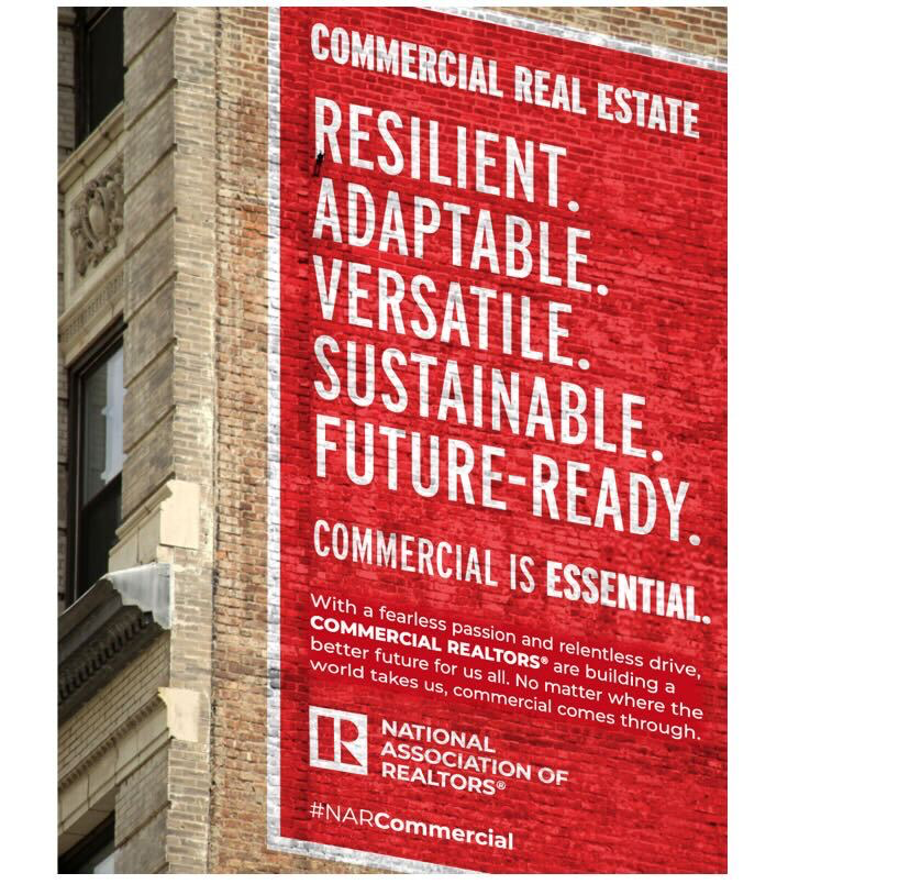 Commercial Real Estate Campaign on a billboard starting November, 2022 