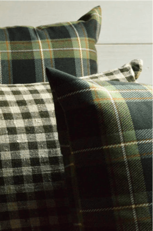 Plaid pillows