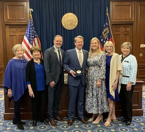 Georgia Association of REALTORS and Georgia Gov. Brian Kemp