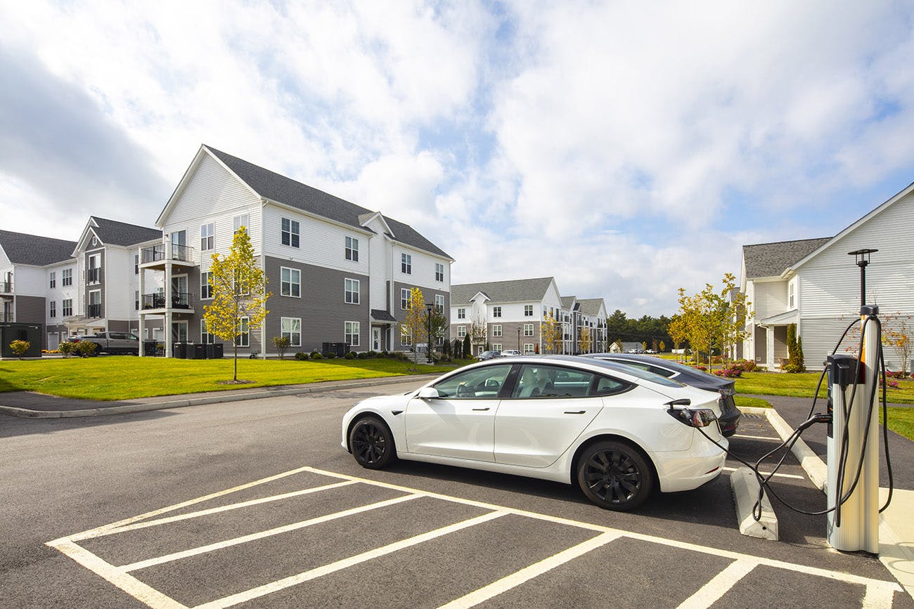 EV charging vehicle