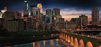 Downtown Minneapolis skyline