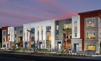 City Square: an apartment building complex in Irvine, the first all-electric, net-zero attached community in southern California