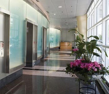 The DC NAR building lobby area