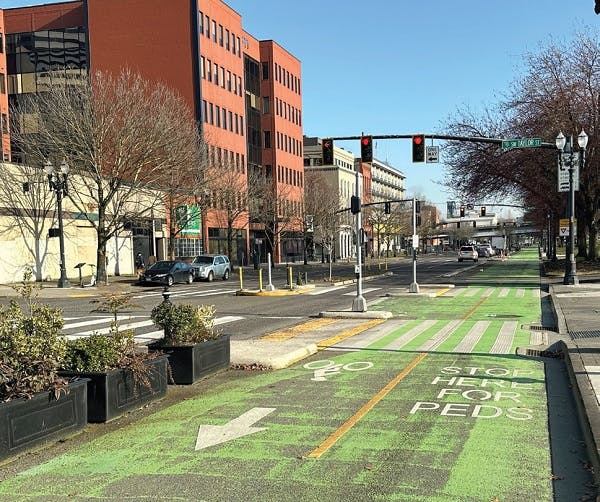 Better Naito Bike Lane Project, Portland, OR