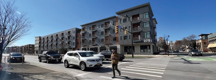 Union Square Apartments, a 72-unit affordable housing community on the corner of East Avenue and North Union Street in Rochester