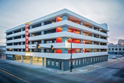 Broadway Autopark development, Whichita, KA converted into housing