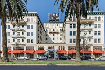 The Tioga Hotel, Merced CA converted into various-sized apartment homes