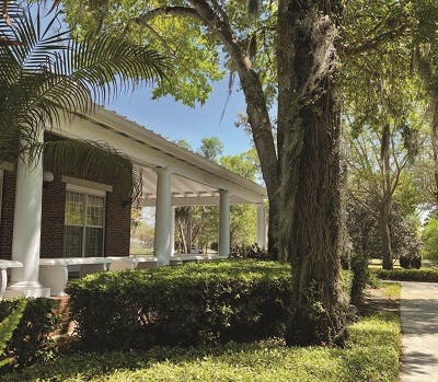 Home front porch in Oviedo, FL