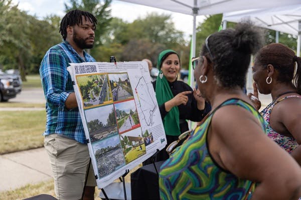 Midwest-Tireman neighborhood community meeting in Detroit 