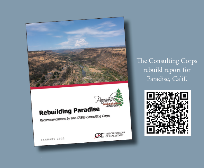 Download the The Consulting Corps rebuild report for Paradise, California