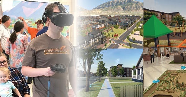 3D renderings and VR technology State Street corridor in Orem, Utah