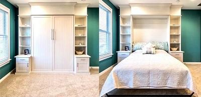 Bedroom with storage