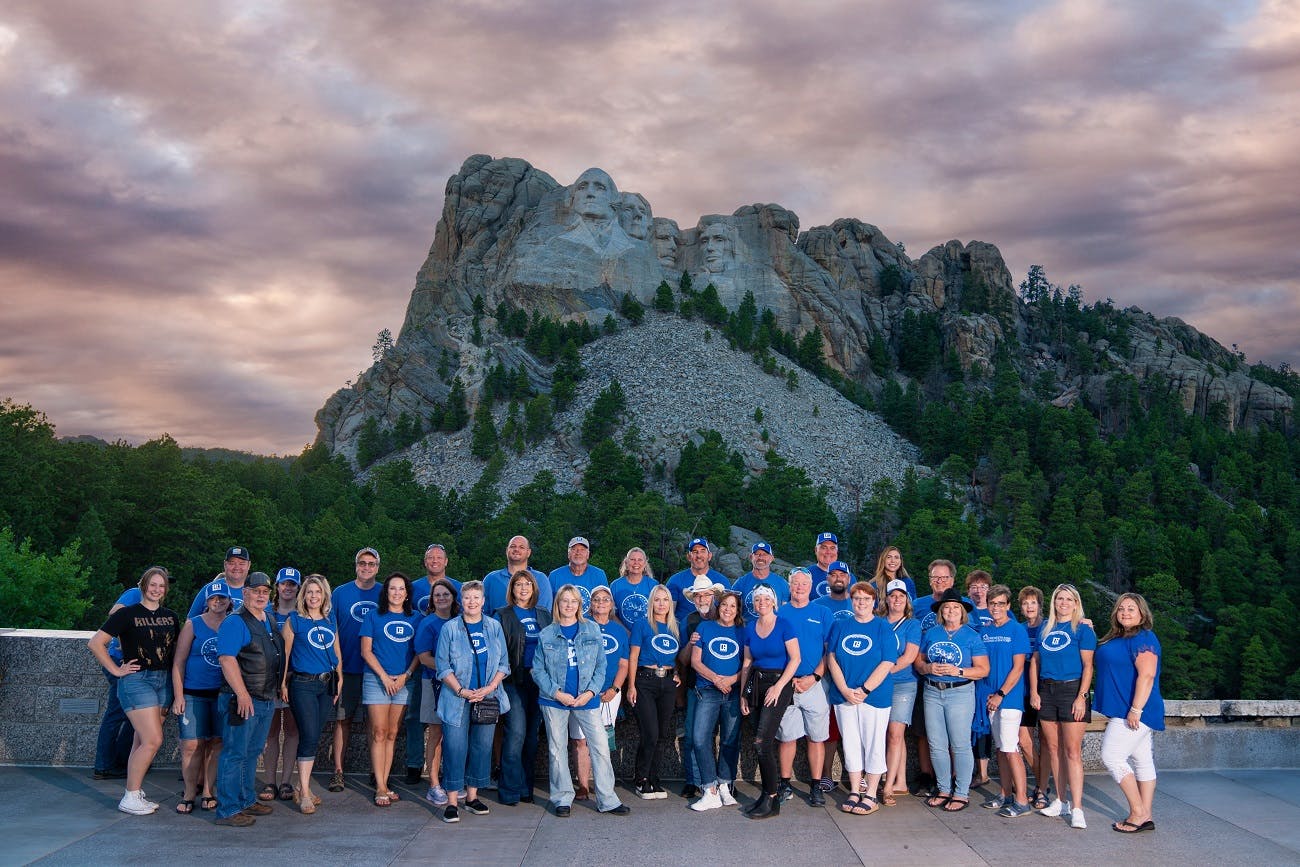 Riding with the Brand at Mount Rushmore