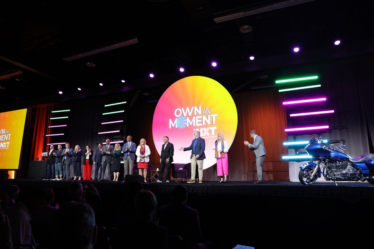 Riding with the Brand Motorcycle winners announced at NAR NXT, Anaheim, CA.