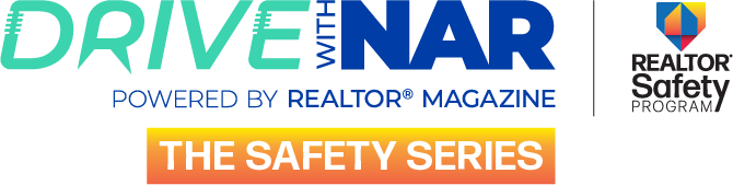 Drive With NAR Safety Series Logo with REALTOR® Safety